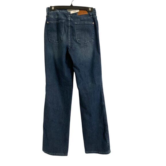 JUDY BLUE Jeans NEW Mid Rise Tummy Control Classic Dark Wash Straight Leg 9/29 - Picture 3 of 12